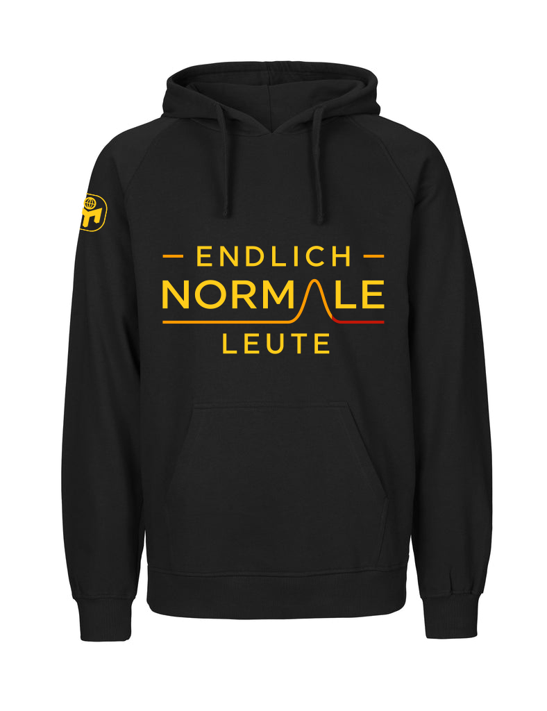 Hoodie Herren "Endlich normale Leute"