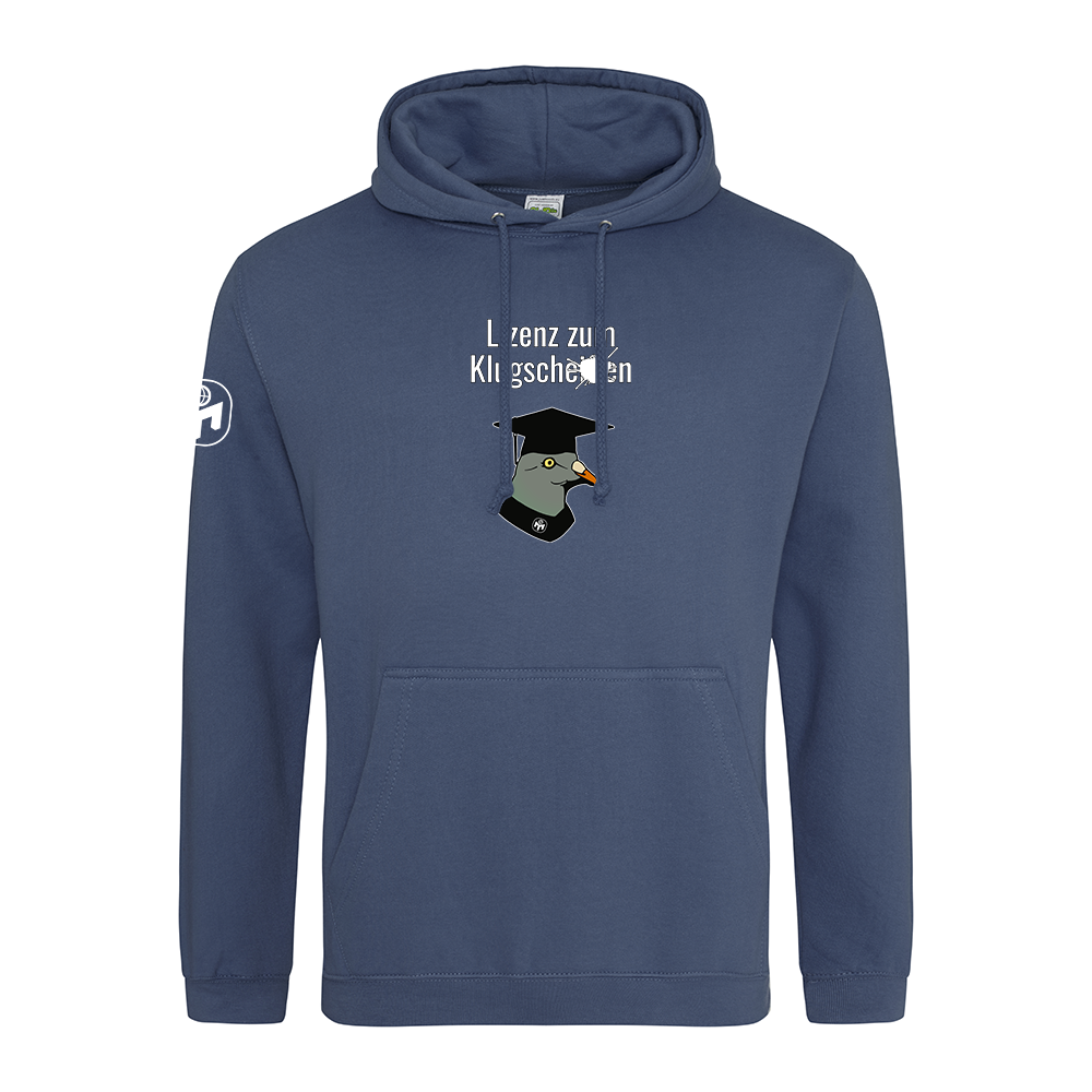 Hoodie Herren "Lizenz zum Klugscheißen" Standard