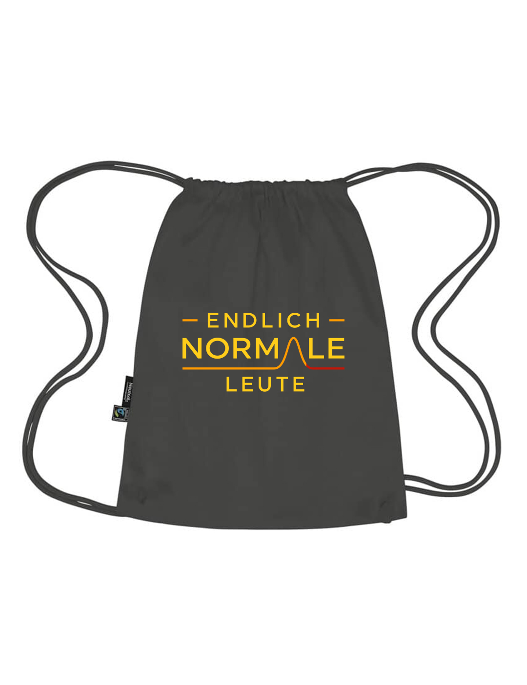 Kordelzugbeutel "Endlich normale Leute"