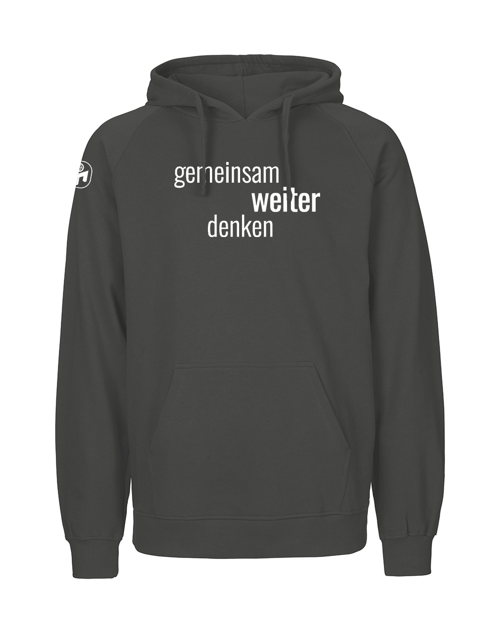 Hoodie Herren "Gemeinsam weiter denken" Premium