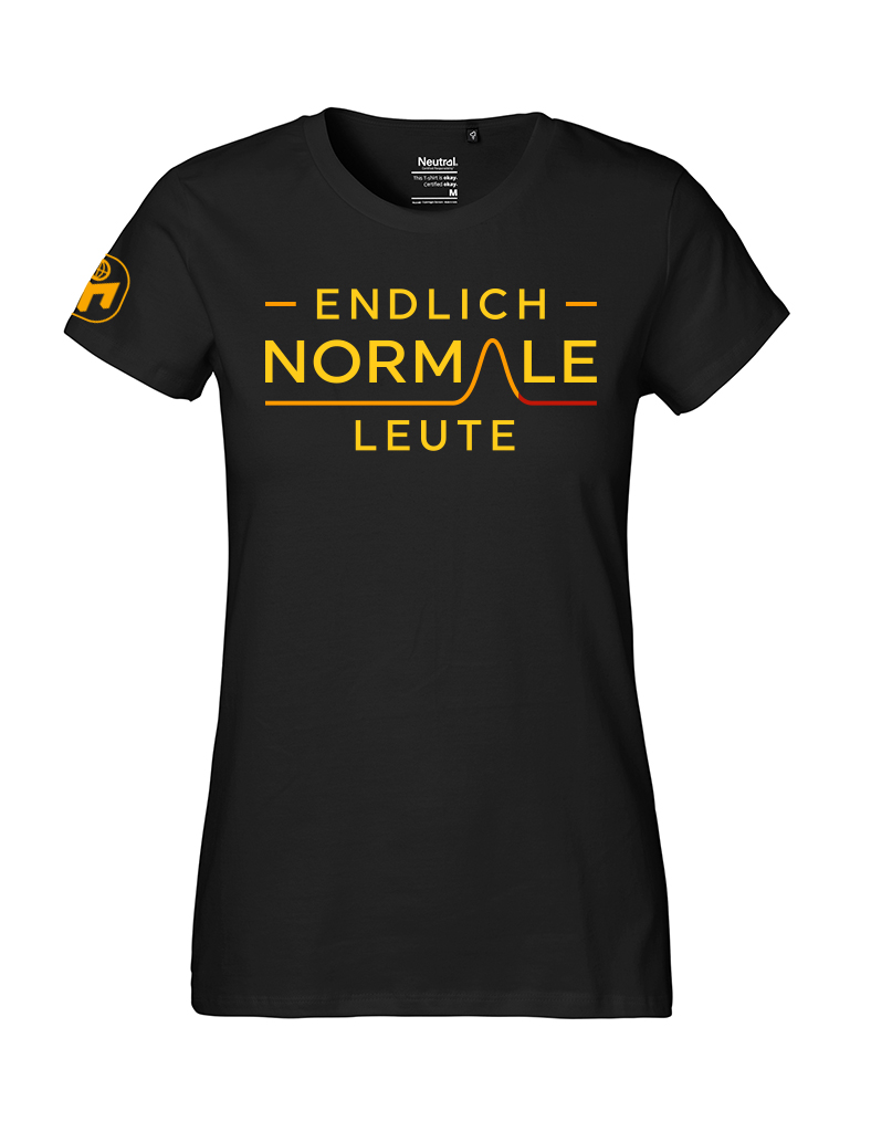 T-Shirt Damen "Endlich normale Leute"