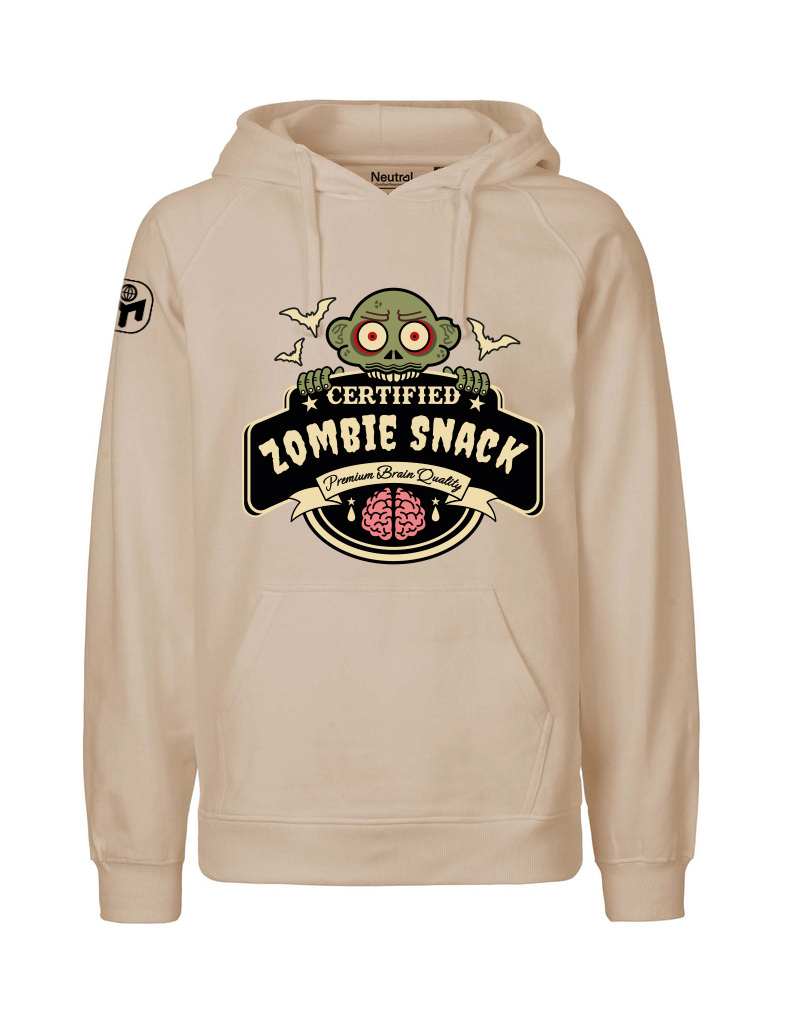 Hoodie Herren "Zombie Snack"