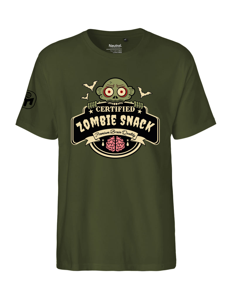 T-Shirt Herren "Zombie Snack"
