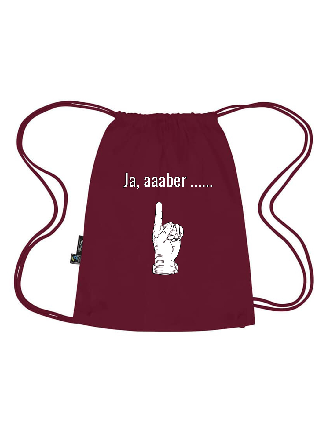 Kordelzugbeutel "Ja, aber..."