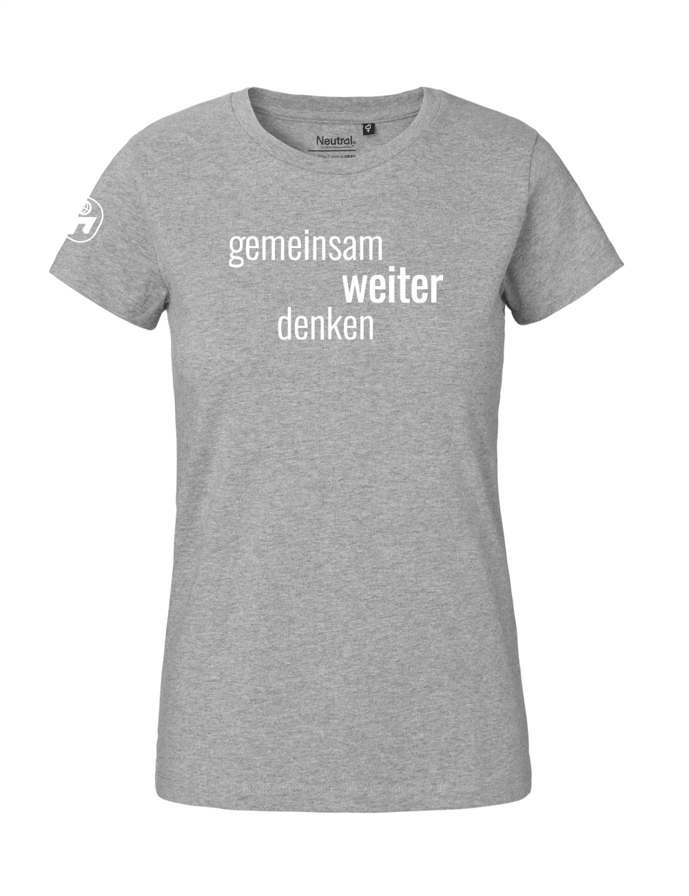 T-Shirt Damen "Gemeinsam weiter denken" Premium
